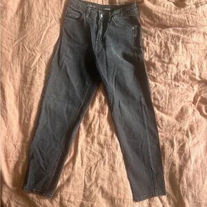 wild fable High-Rise Women's Mom Jeans in Washed Black